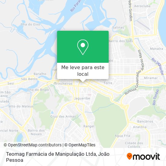 Teomag Farmácia de Manipulação Ltda mapa