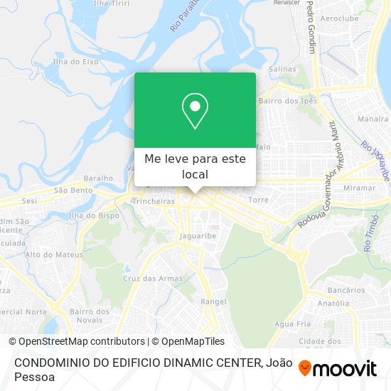 CONDOMINIO DO EDIFICIO DINAMIC CENTER mapa