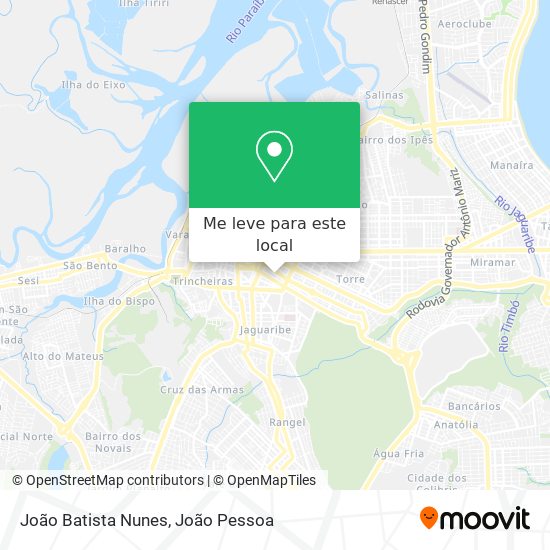 João Batista Nunes mapa