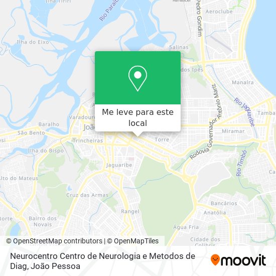 Neurocentro Centro de Neurologia e Metodos de Diag mapa