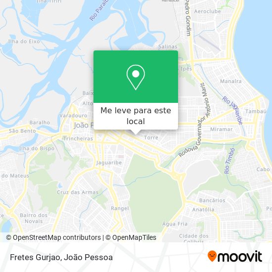 Fretes Gurjao mapa
