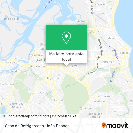 Casa da Refrigeracao mapa
