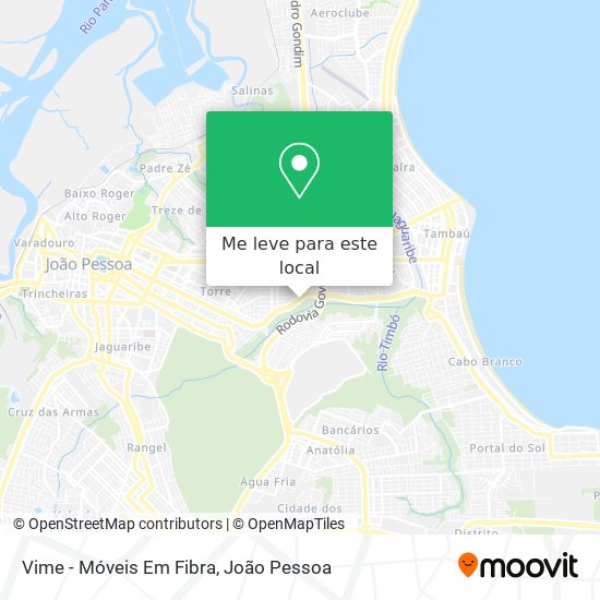 Vime - Móveis Em Fibra mapa