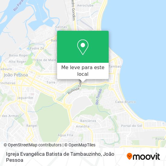Igreja Evangélica Batista de Tambauzinho mapa