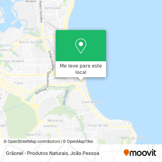 Grãonel - Produtos Naturais mapa