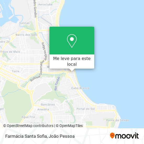 Farmácia Santa Sofia mapa