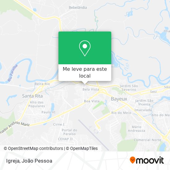 Igreja mapa