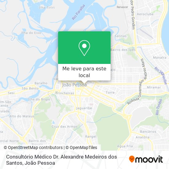 Consultório Médico Dr. Alexandre Medeiros dos Santos mapa