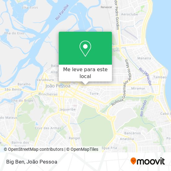 Big Ben mapa