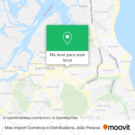 Mas Import Comércio e Distribuidora mapa