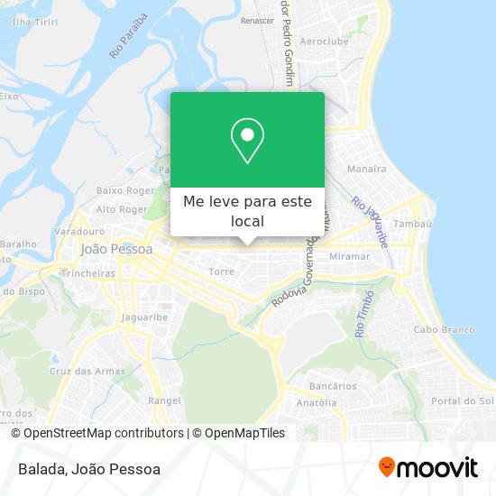 Balada mapa