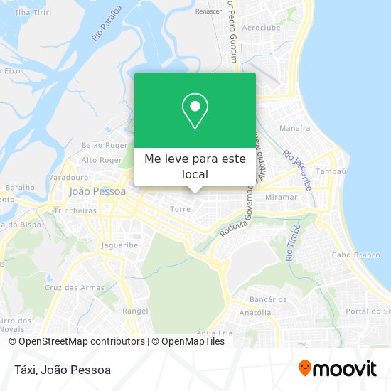 Táxi mapa