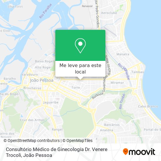 Consultório Médico de Ginecología Dr. Venere Trocoli mapa