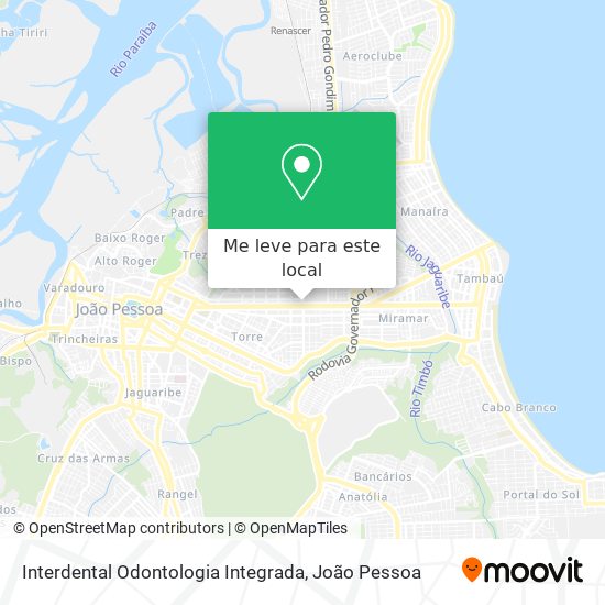 Interdental Odontologia Integrada mapa