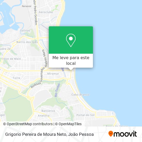 Grigorio Pereira de Moura Neto mapa
