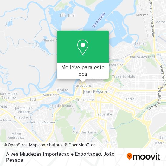 Alves Miudezas Importacao e Exportacao mapa