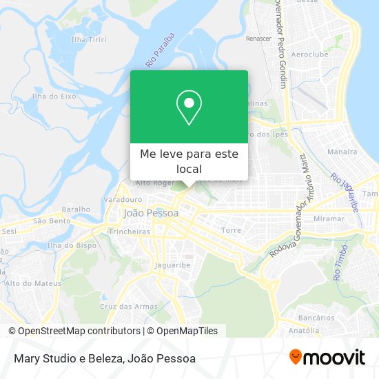 Mary Studio e Beleza mapa