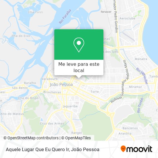 Aquele Lugar Que Eu Quero Ir mapa