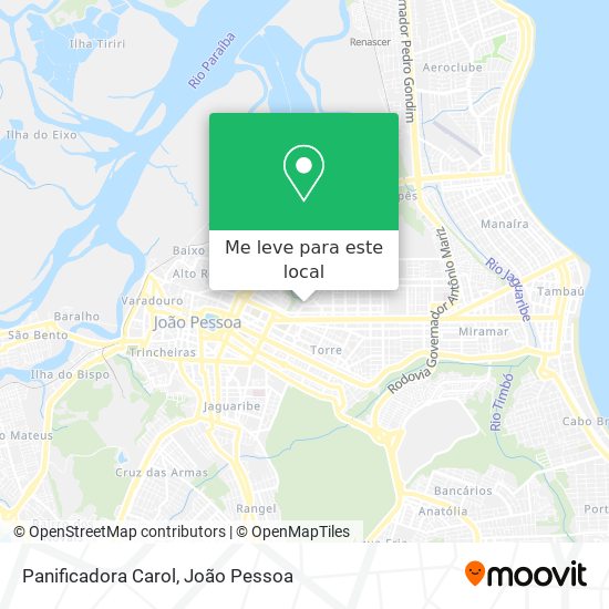 Panificadora Carol mapa