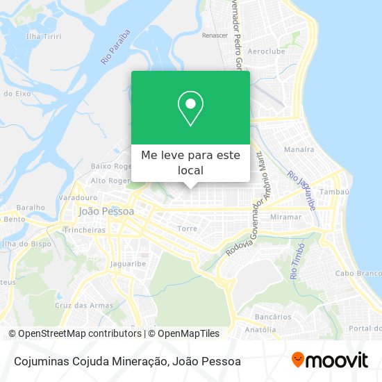 Cojuminas Cojuda Mineração mapa