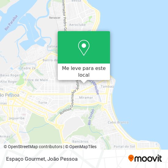 Espaço Gourmet mapa