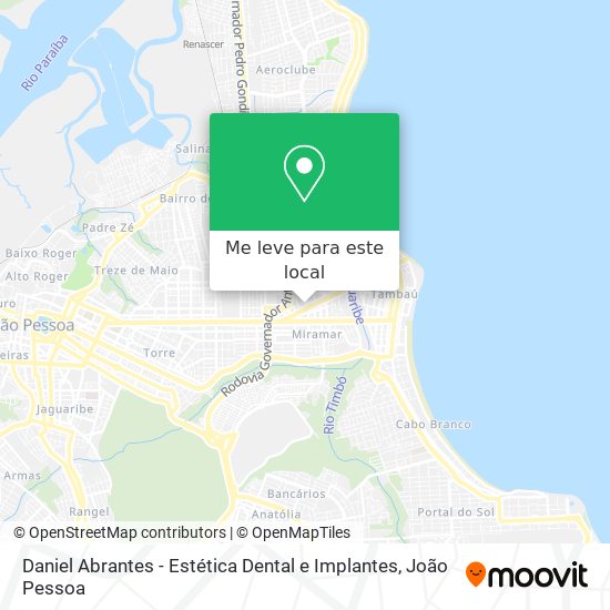 Daniel Abrantes - Estética Dental e Implantes mapa