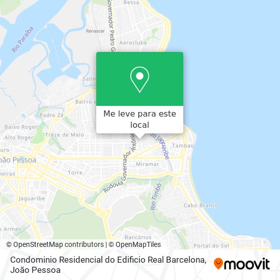 Condominio Residencial do Edificio Real Barcelona mapa