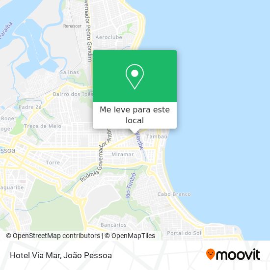 Hotel Via Mar mapa