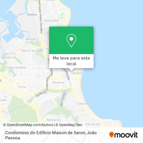 Condominio do Edificio Maison de Saron mapa