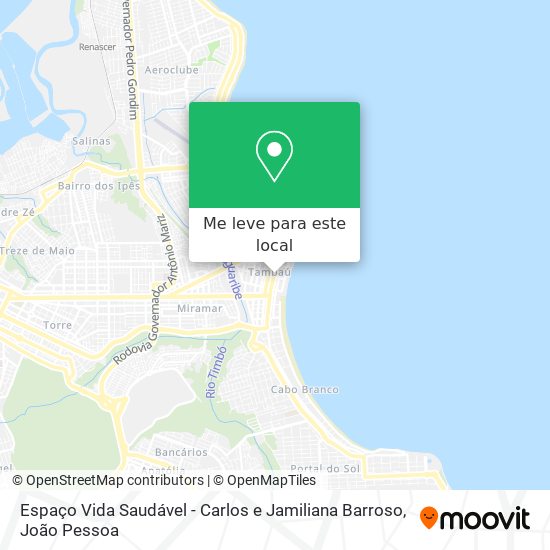Espaço Vida Saudável - Carlos e Jamiliana Barroso mapa