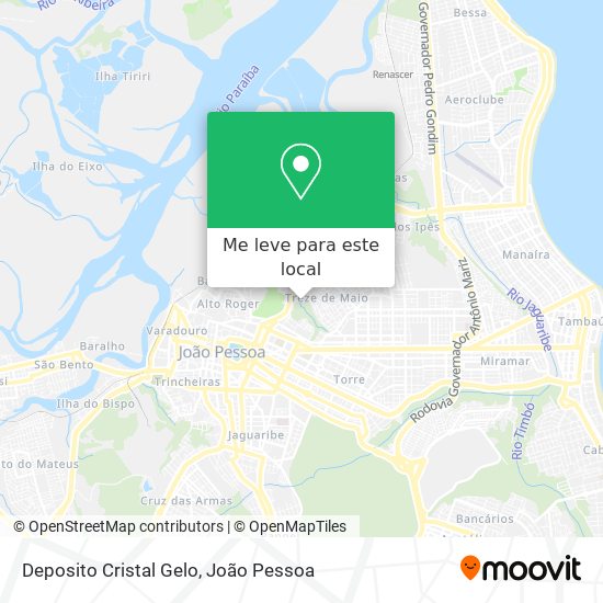 Deposito Cristal Gelo mapa