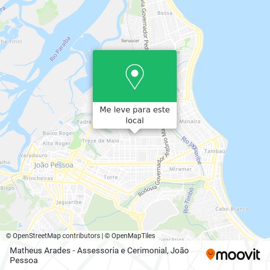 Matheus Arades - Assessoria e Cerimonial mapa