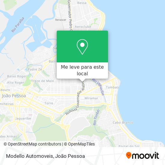 Modello Automoveis mapa