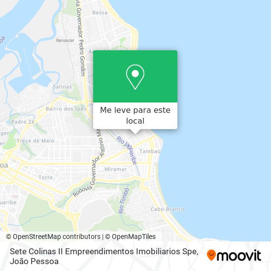 Sete Colinas II Empreendimentos Imobiliarios Spe mapa