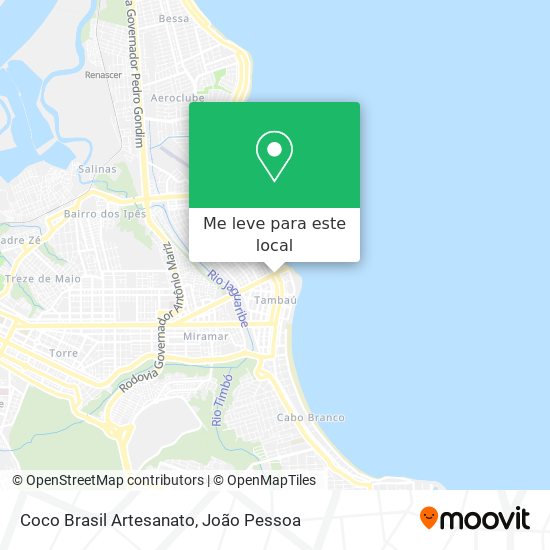 Coco Brasil Artesanato mapa