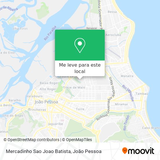 Mercadinho Sao Joao Batista mapa