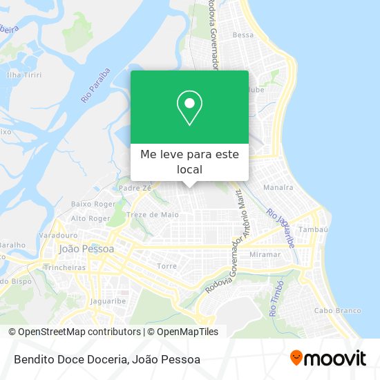 Bendito Doce Doceria mapa