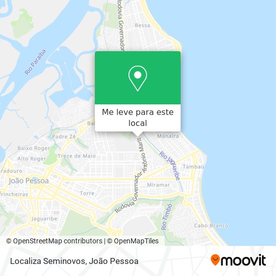 Localiza Seminovos mapa