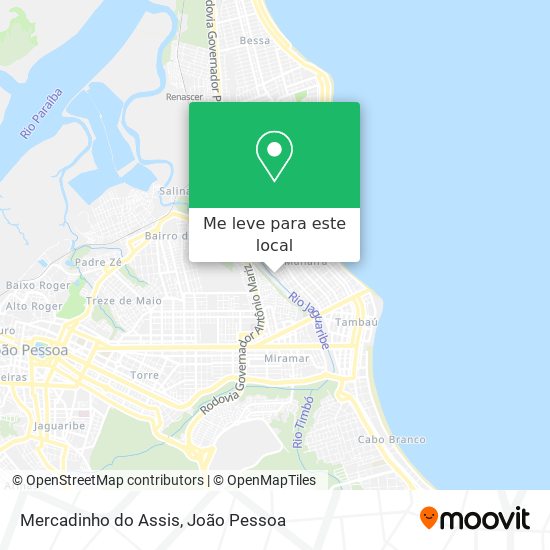 Mercadinho do Assis mapa