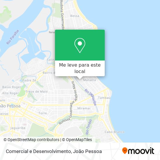 Comercial e Desenvolvimento mapa