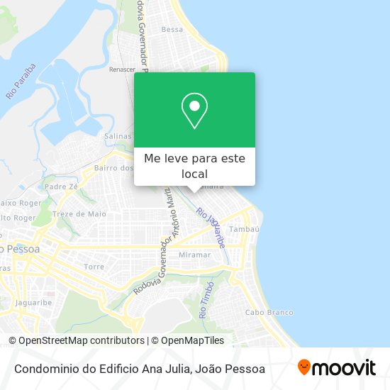 Condominio do Edificio Ana Julia mapa