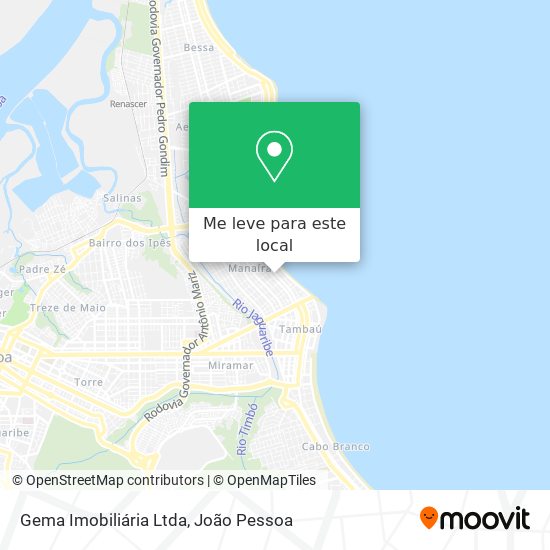 Gema Imobiliária Ltda mapa