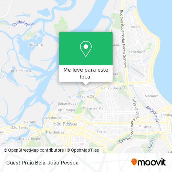 Guest Praia Bela mapa