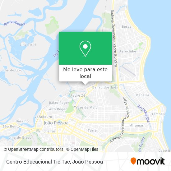 Centro Educacional Tic Tac mapa