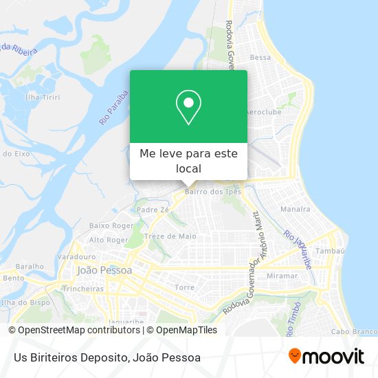 Us Biriteiros Deposito mapa
