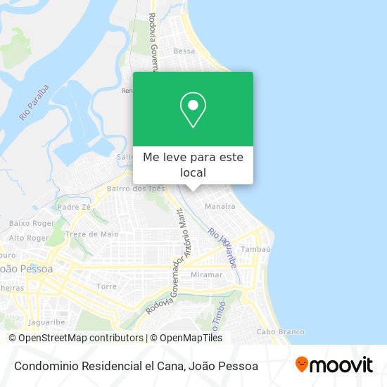 Condominio Residencial el Cana mapa