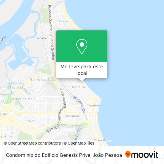 Condominio do Edificio Genesis Prive mapa