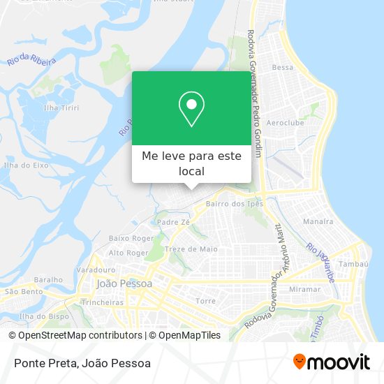 Ponte Preta mapa
