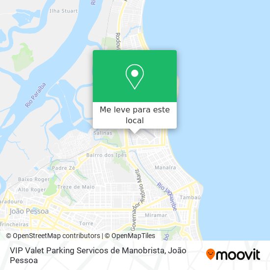 VIP Valet Parking Servicos de Manobrista mapa