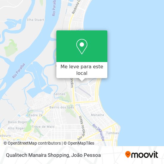 Qualitech Manaíra Shopping mapa